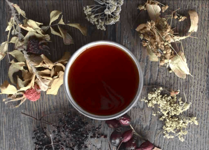 Wild herbal tea